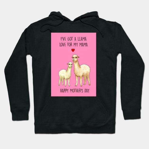 Llama Mama Hoodie by Poppy and Mabel